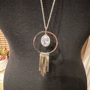 Elegant Silver Pendant Necklace